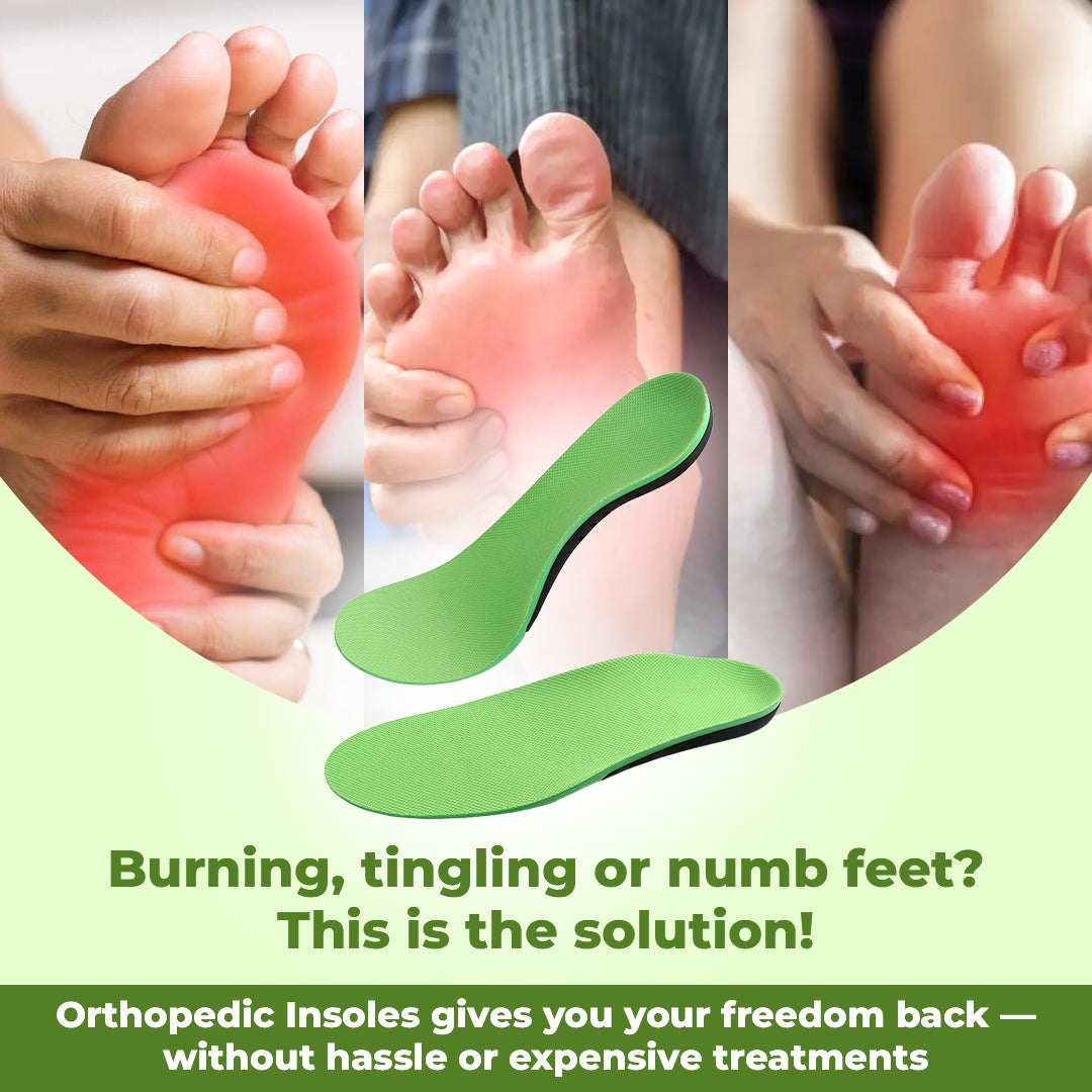 Comfort Insoles - Pain relieving and shock absorbing